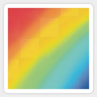 Rainbow colors Sticker